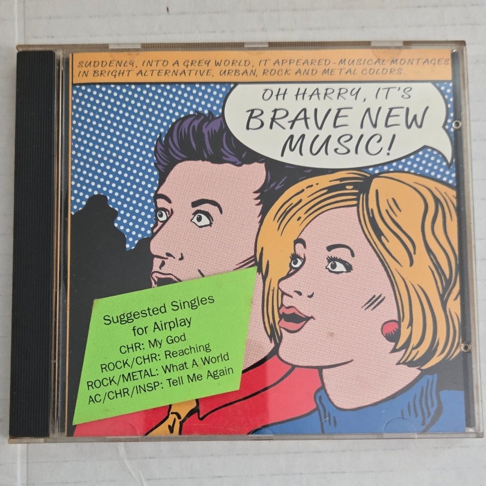 Oh Harry Its Brave New Music CD 1991 Vintage Christian Alternative Rock Prince